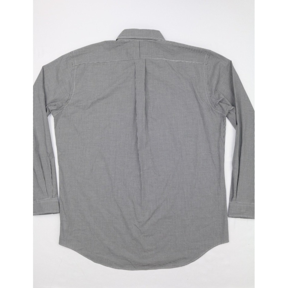 Polo Ralph Lauren Mens Core Replen Button Up Sport Shirt Black Sz LT Windowpane - Picture 8 of 13